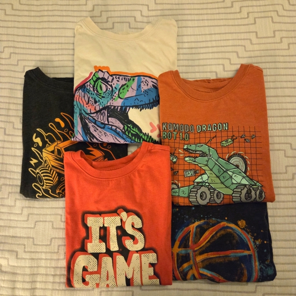 Cat & Jack Graphic T-Shirt Bundle - 8/M